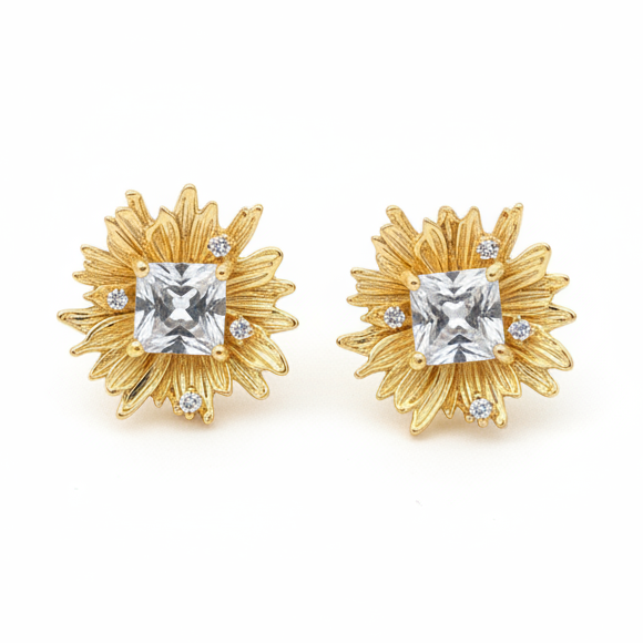 MIMOSA EARRINGS-18k