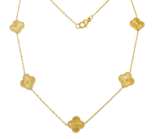 GOLDEN CLOVIE NECKLACE