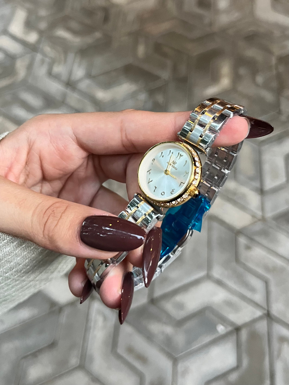 Ricci Two Tone Watch White Dail