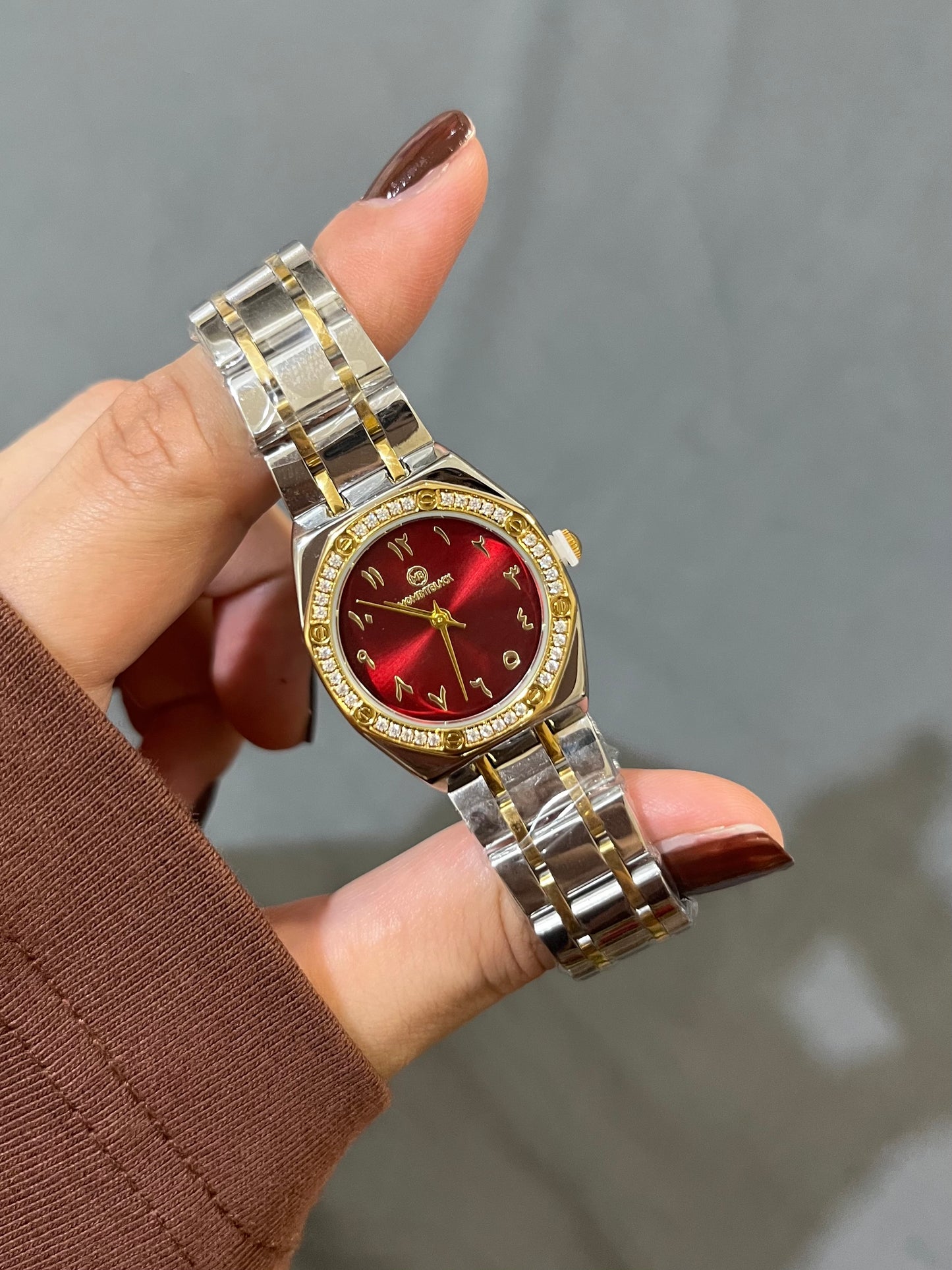 Mount Royale Watch-ruby dial