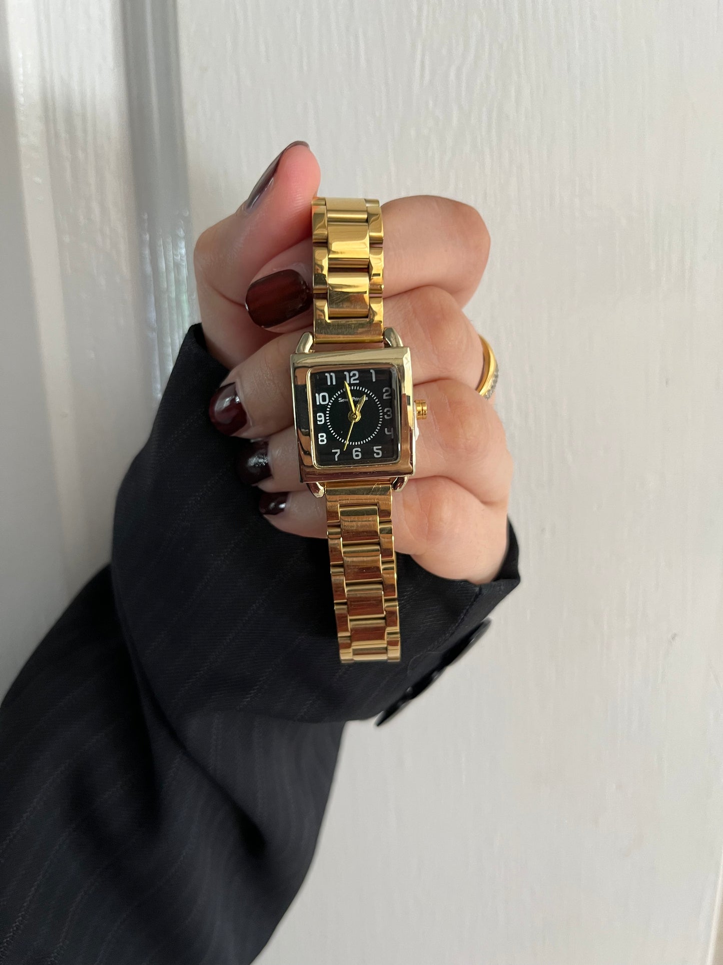 PRX GOLD BRAIDED PREMIUM WATCH-Black Dial