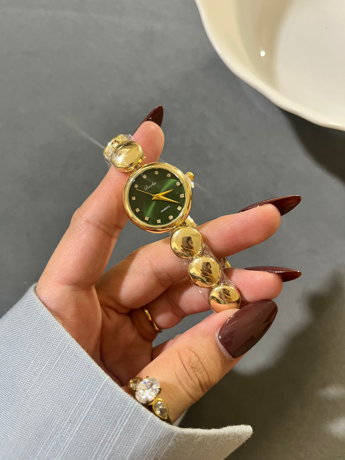 Dynast Green Dail Watch