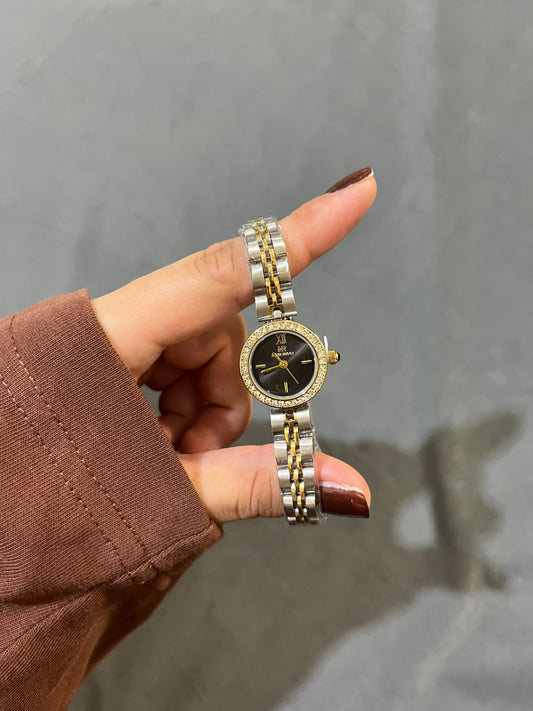 Martini Round Watch-charcoal dial