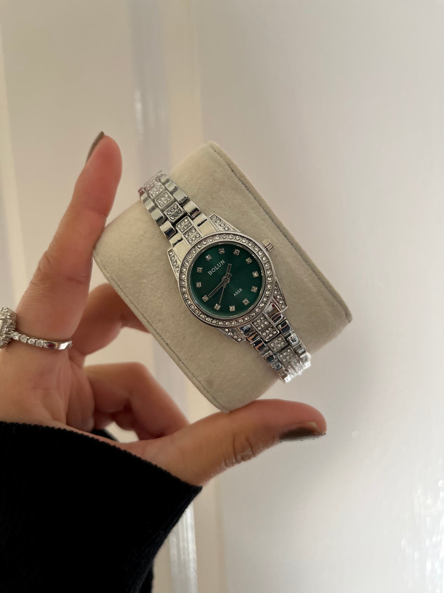 Emerald Glow Watch