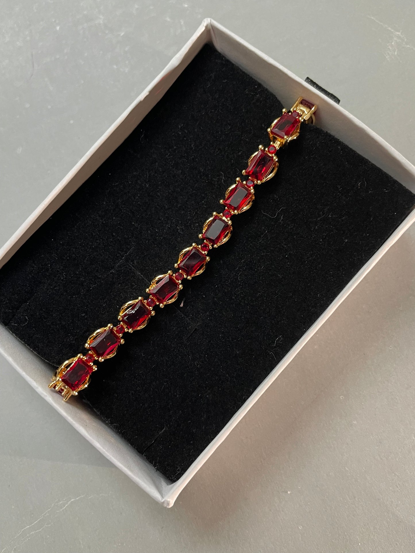 RUBY RECTANGULAR BRACELET