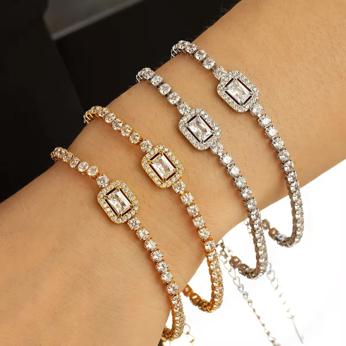 Radiant Charm Tennis Bracelet
