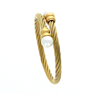Jonc 18K Pearl Bangle