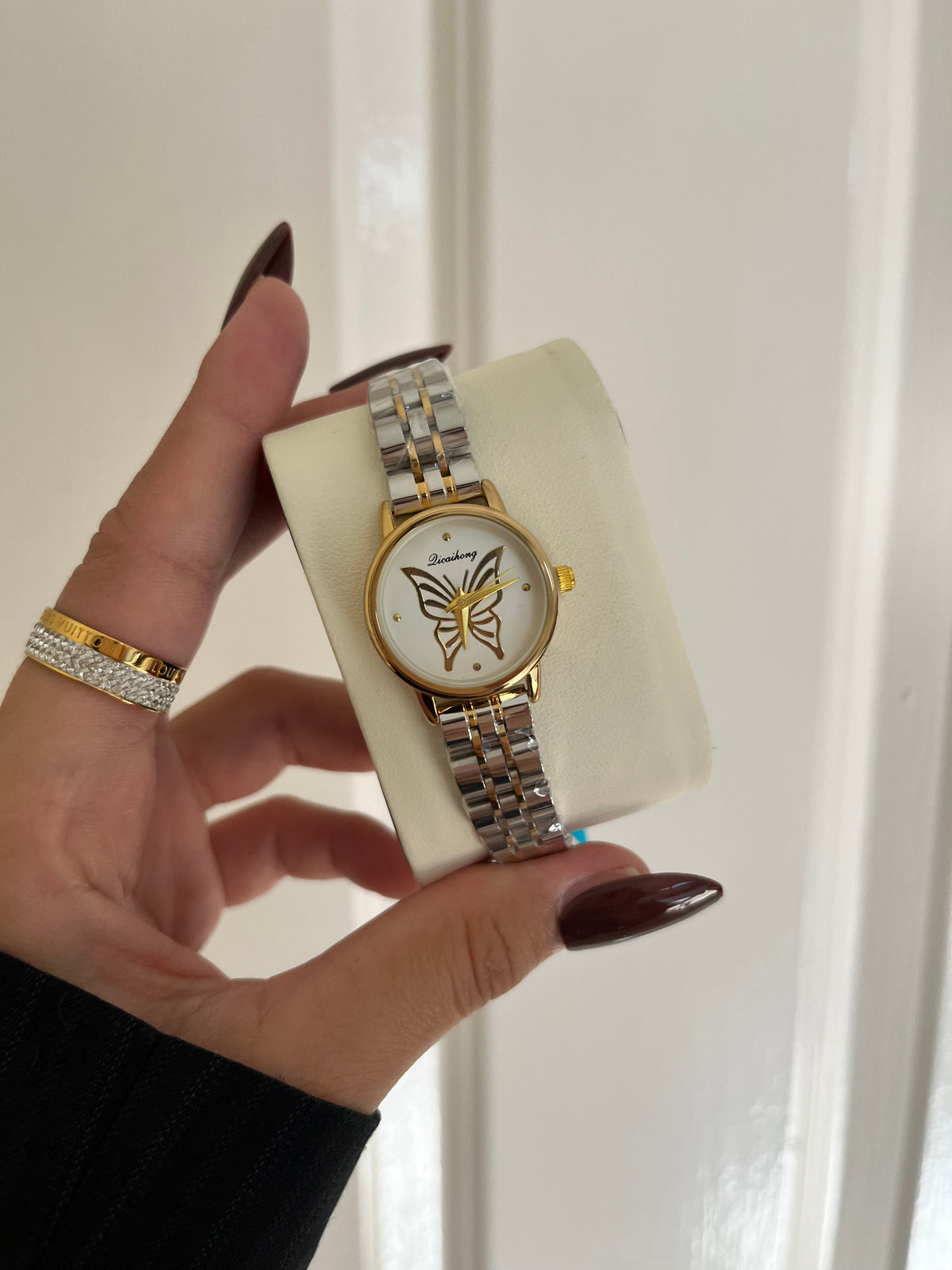 Amara Butterfly Two Tone Timepiece