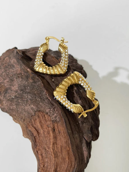 BALI SQUARE HOOPS