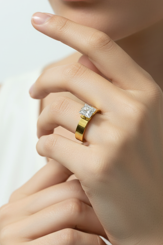 Pearl Droplet Ring
