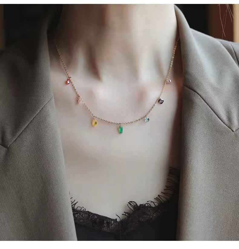 Crystal Charm Necklace