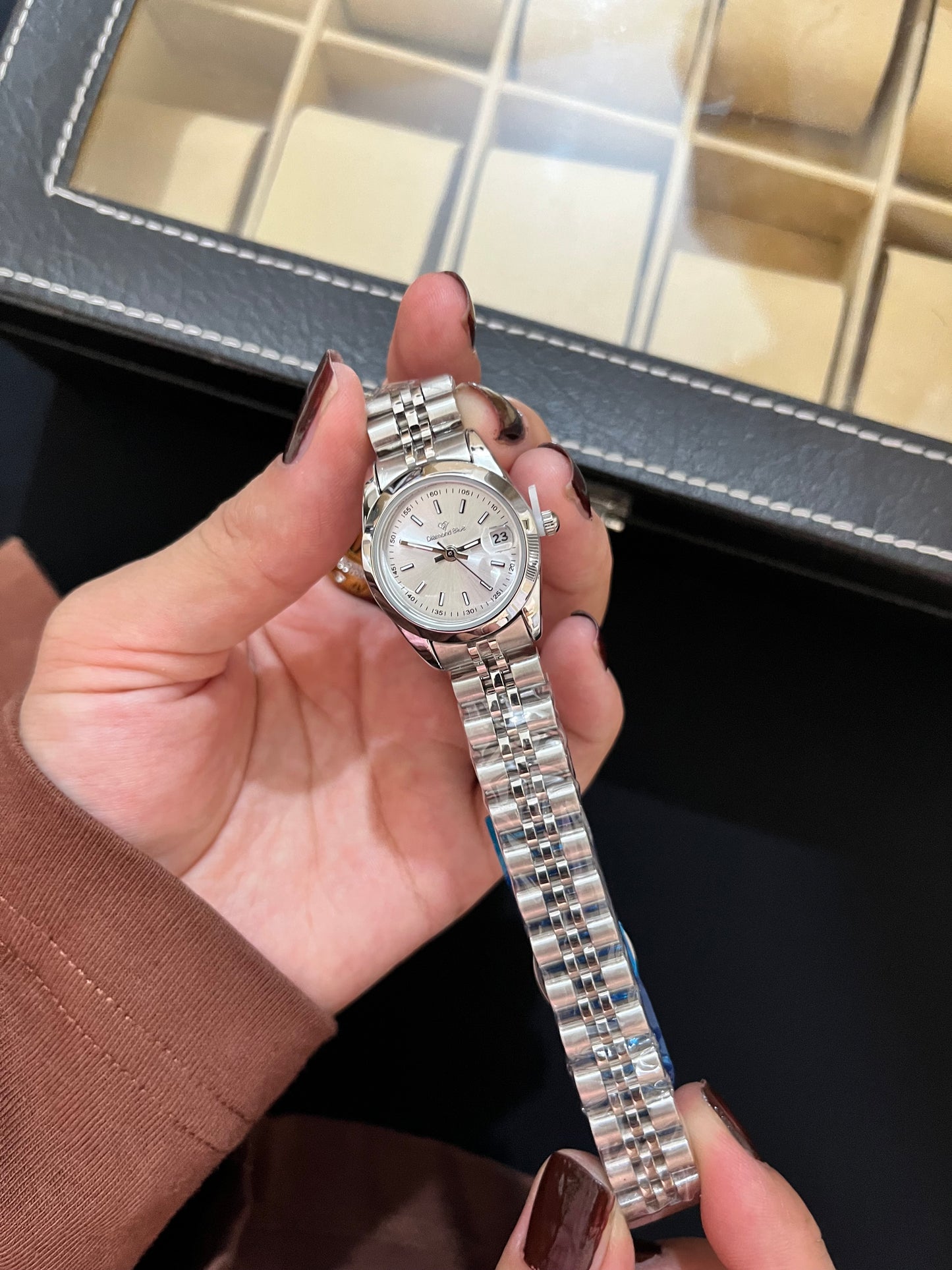 White Diamond Dial watch