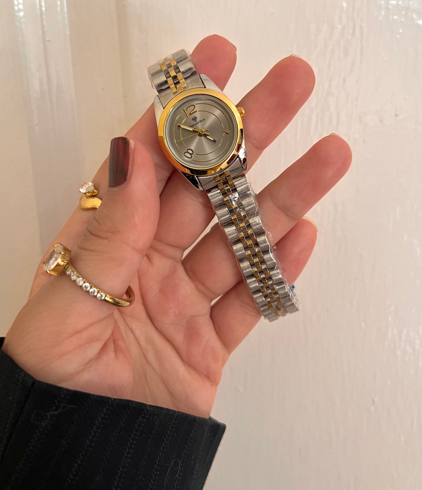 TWO TONE GREY DAIL WATCH