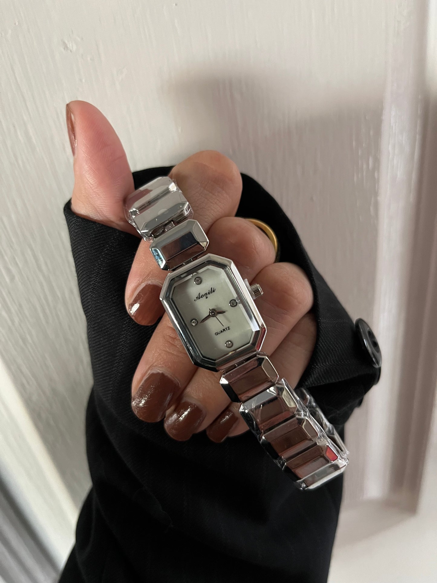 Elysian Silver Timepiece