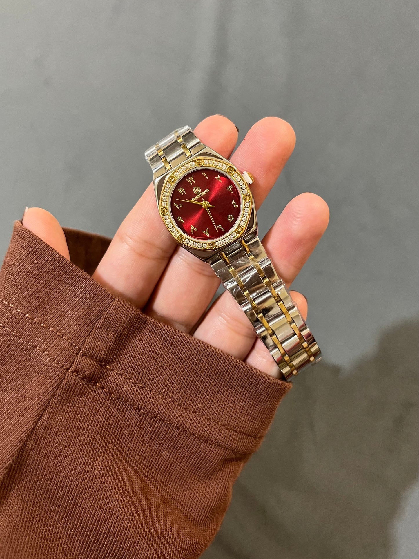 Mount Royale Watch-ruby dial