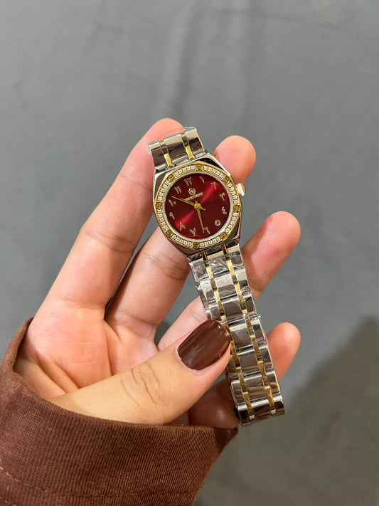 Mount Royale Watch-ruby dial
