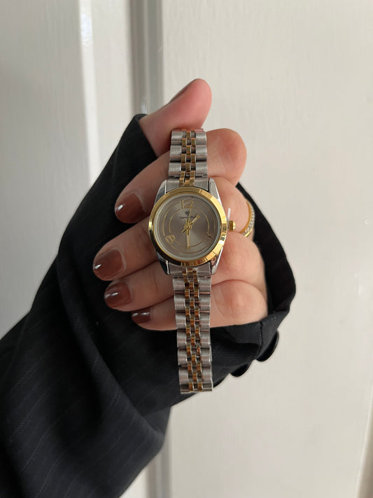TWO TONE GREY DAIL WATCH