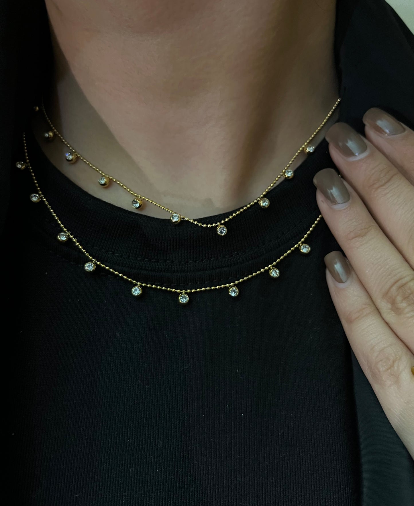 Crystal Drip Necklace