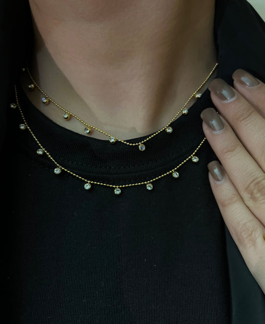 Crystal Drip Necklace