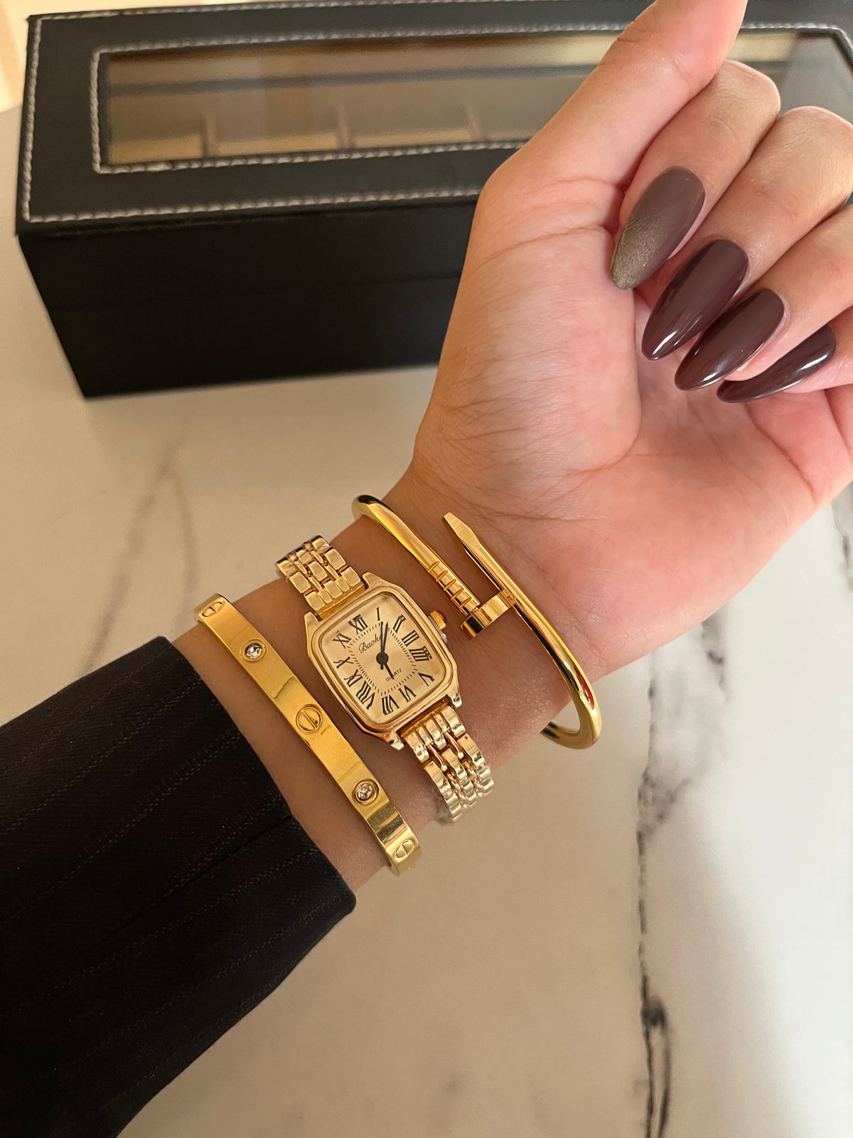 Broke Watch X Nail Cartier Bangle