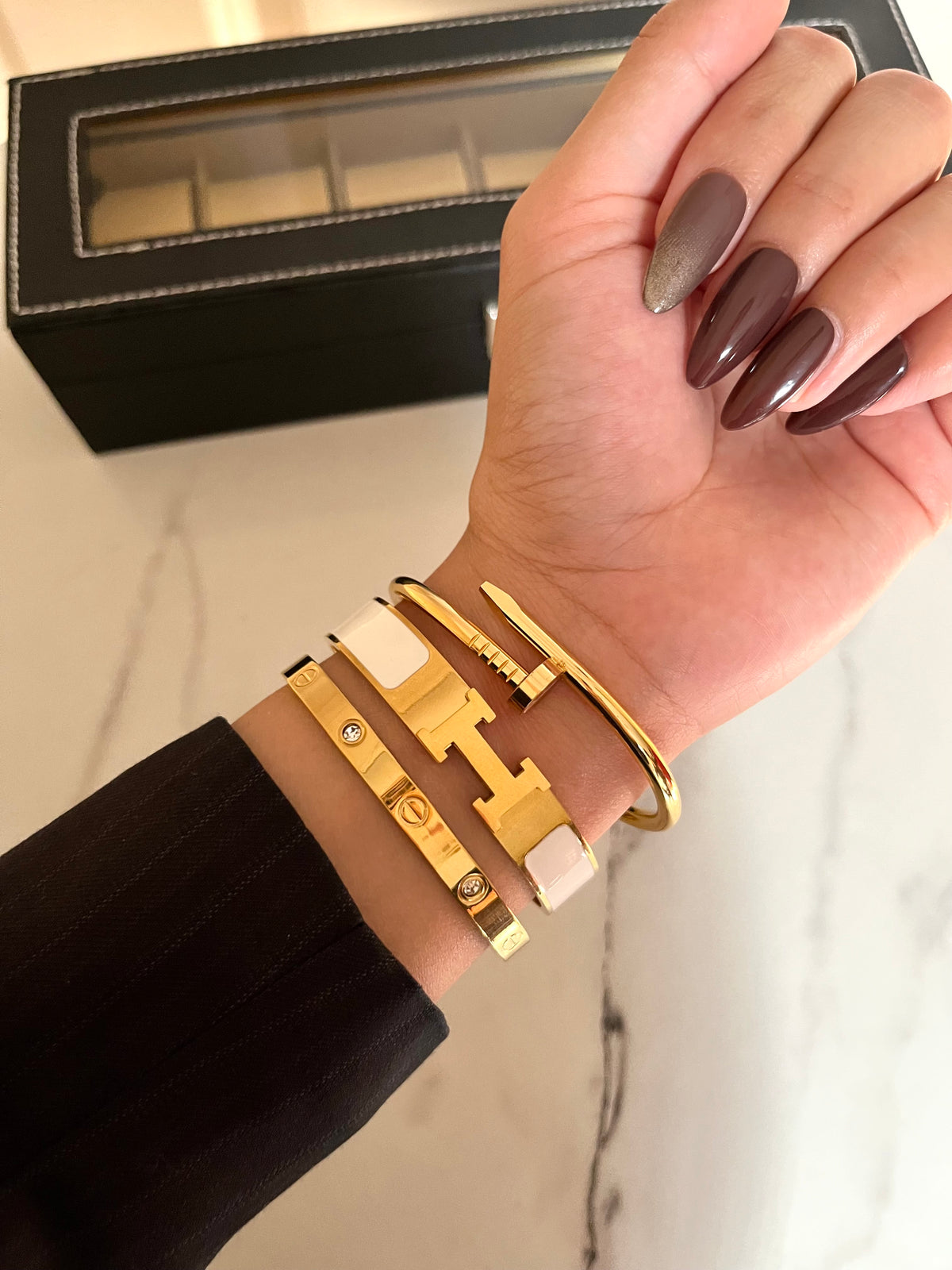 Hermes white edit stack
