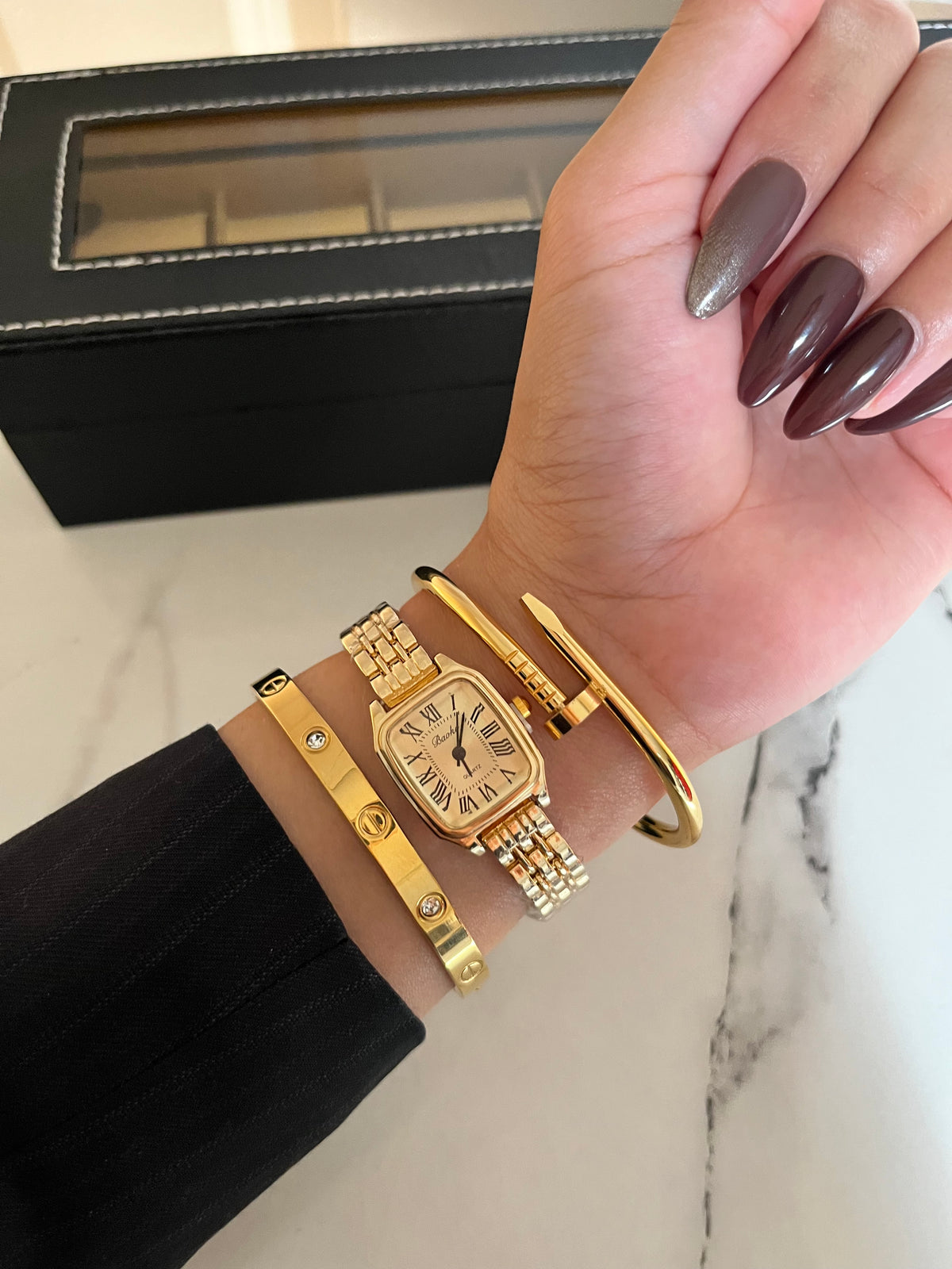 Broke Watch X Nail Cartier Bangle