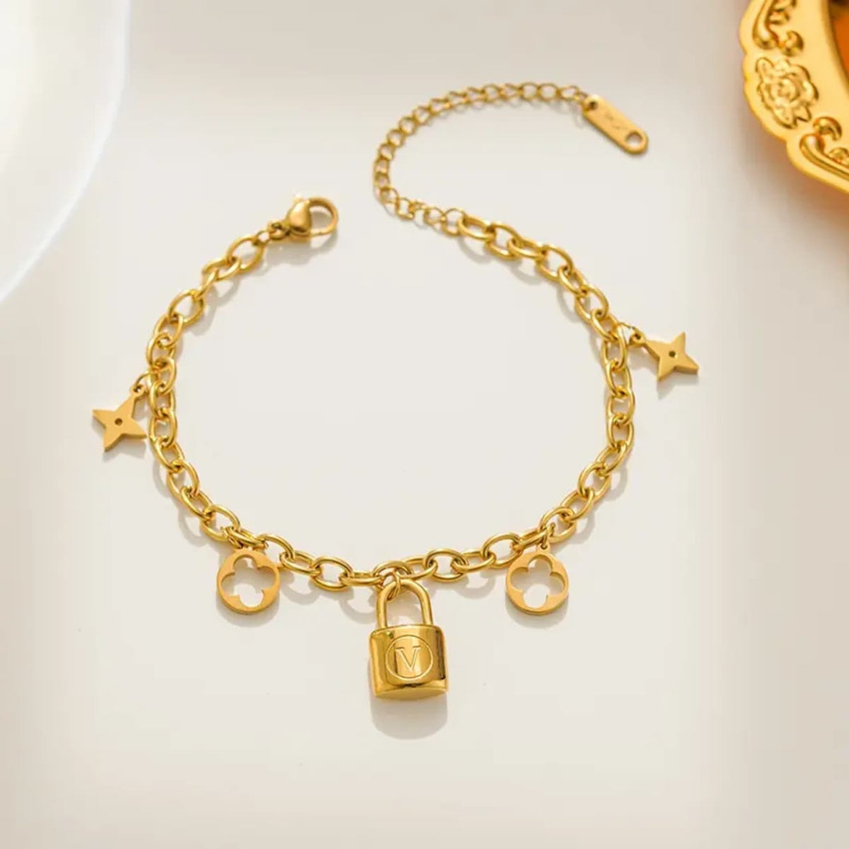 Golden Wishes Charm Bracelet