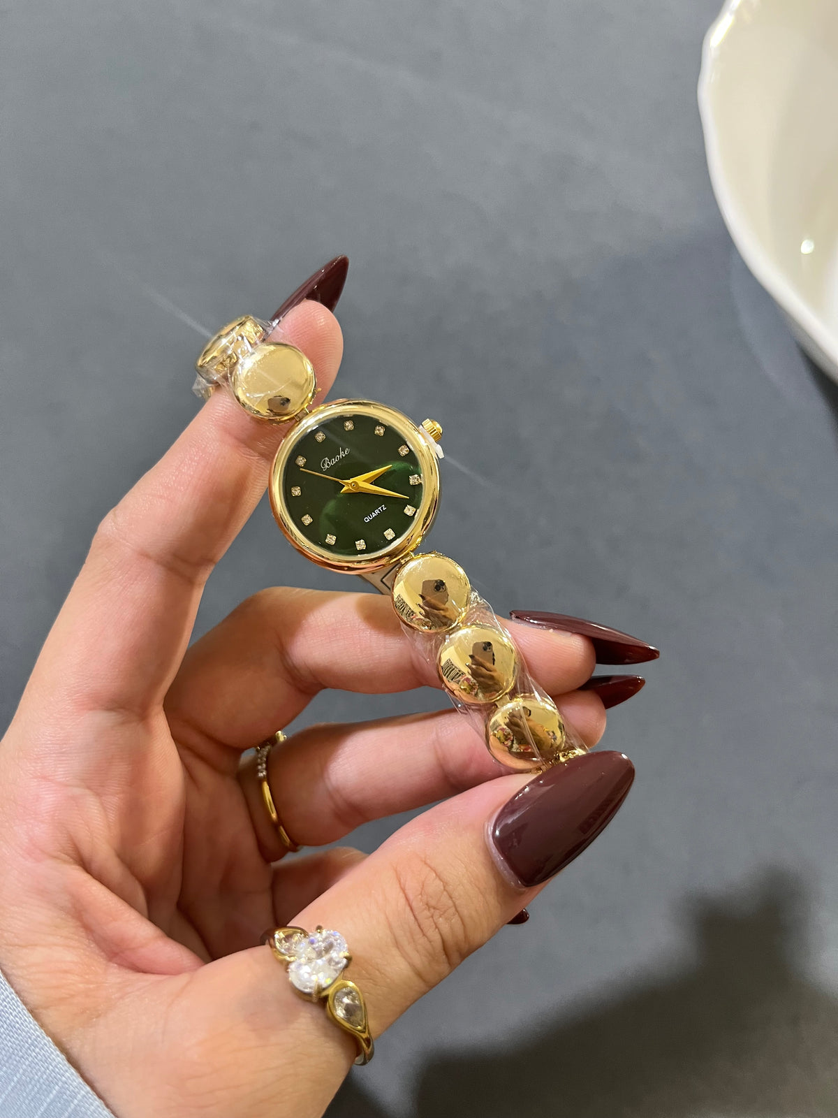 Dynast Green Dail Watch