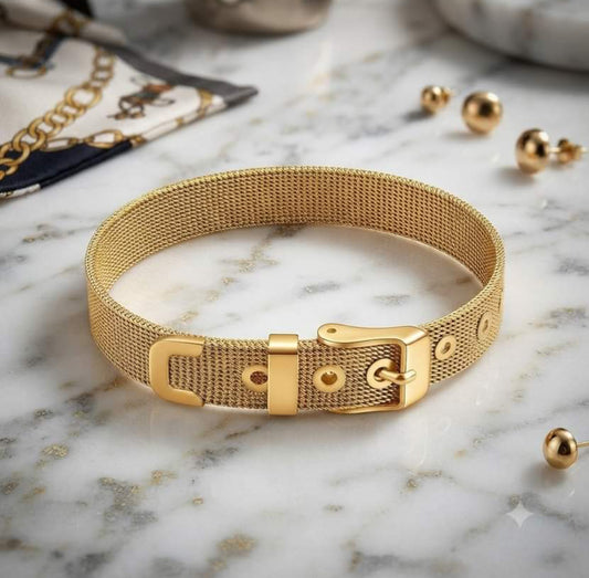 Numeral Gold Bracelet