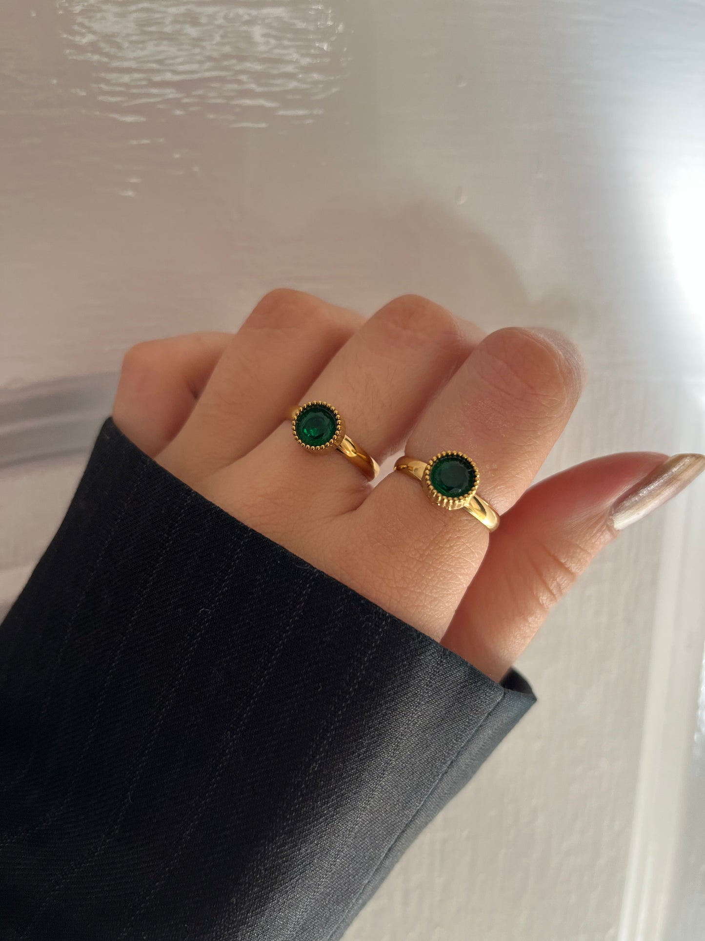 Emerald Gleam Ring