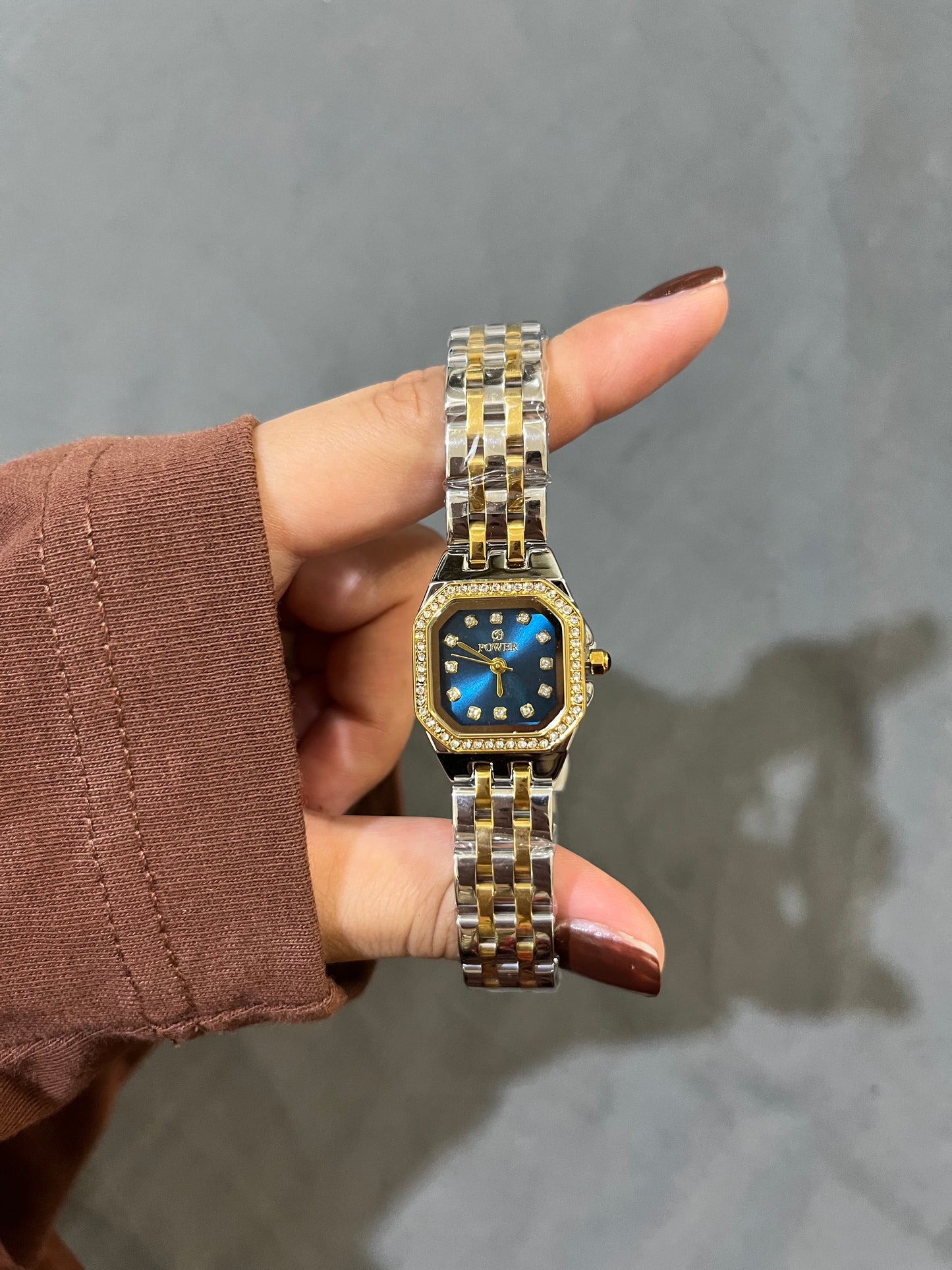 Diamond Dusk Watch-navy dial