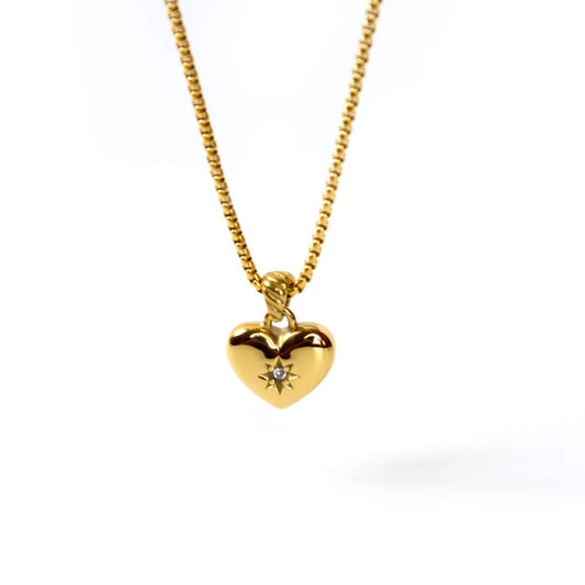ETERNAL HEART CHARM NECKLACE