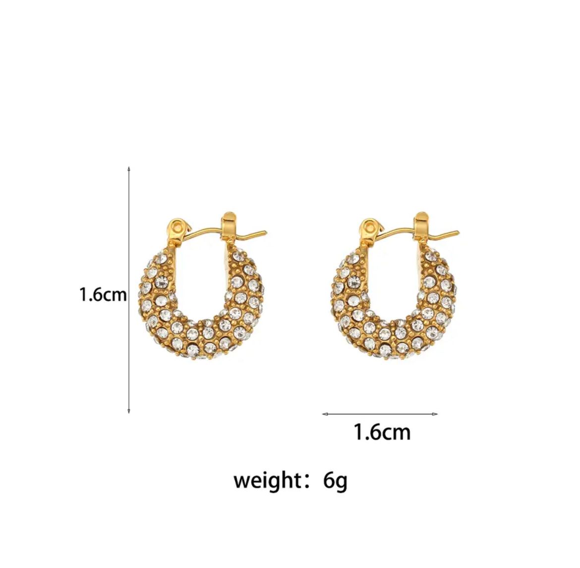 Estelle Bling Hoops