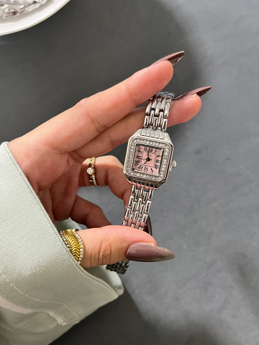 Blush Royale Square Watch