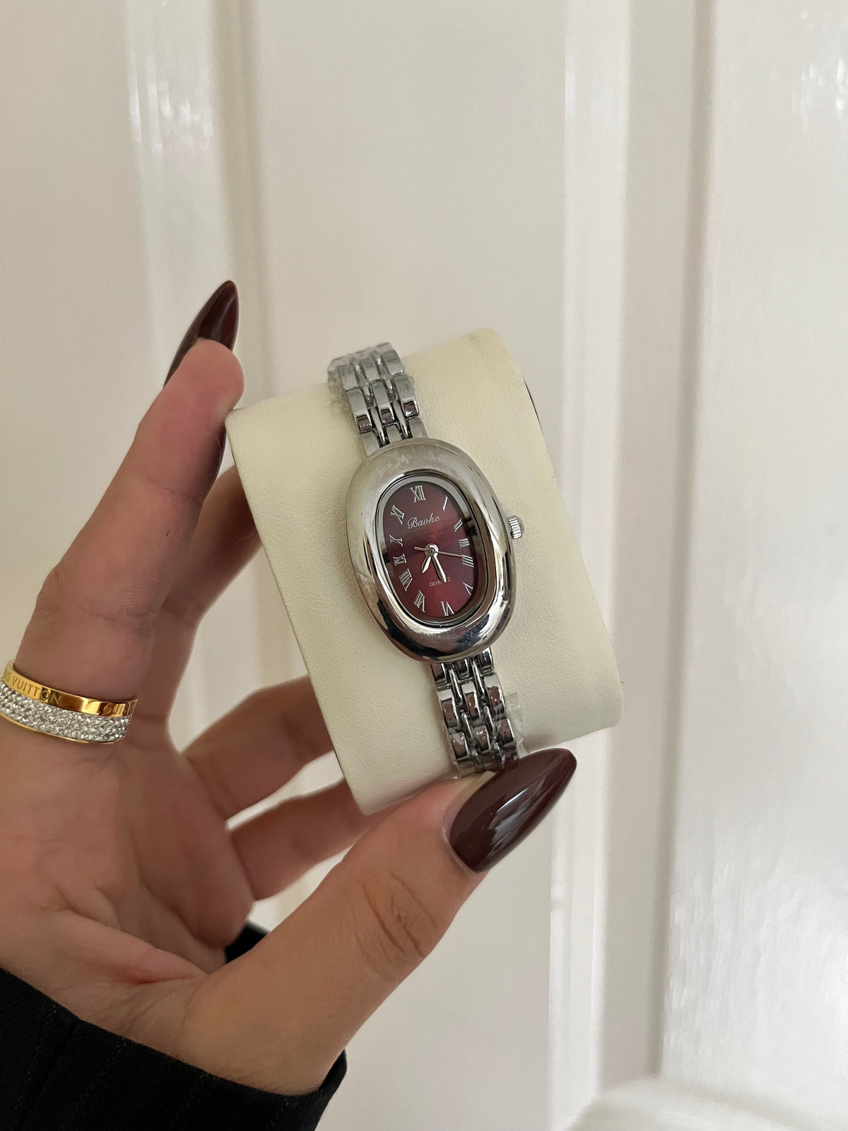 Monarque Ash Watch-Maroon Dial