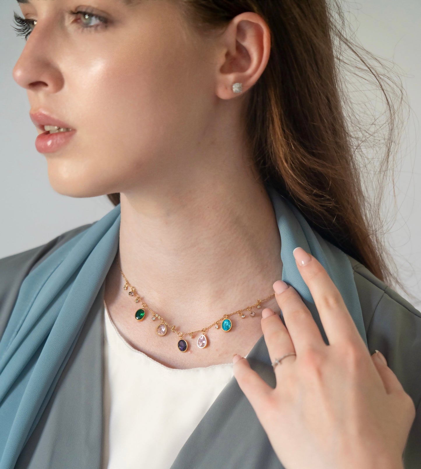 JENNA DIAMOND NECKLACE-18k