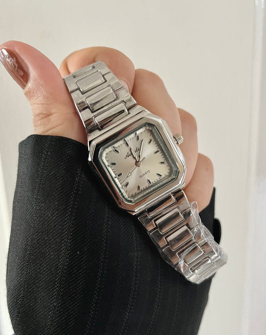 SLIVER ECLIPSE WATCH-Grey Dial✨