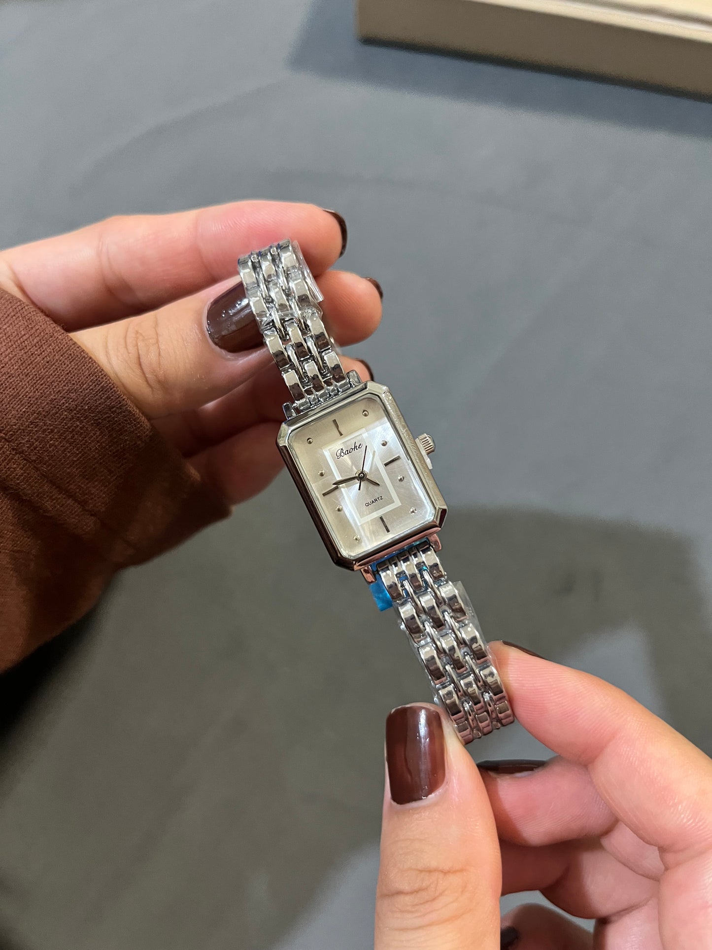 Midnight Squarish-galaxy silver dial