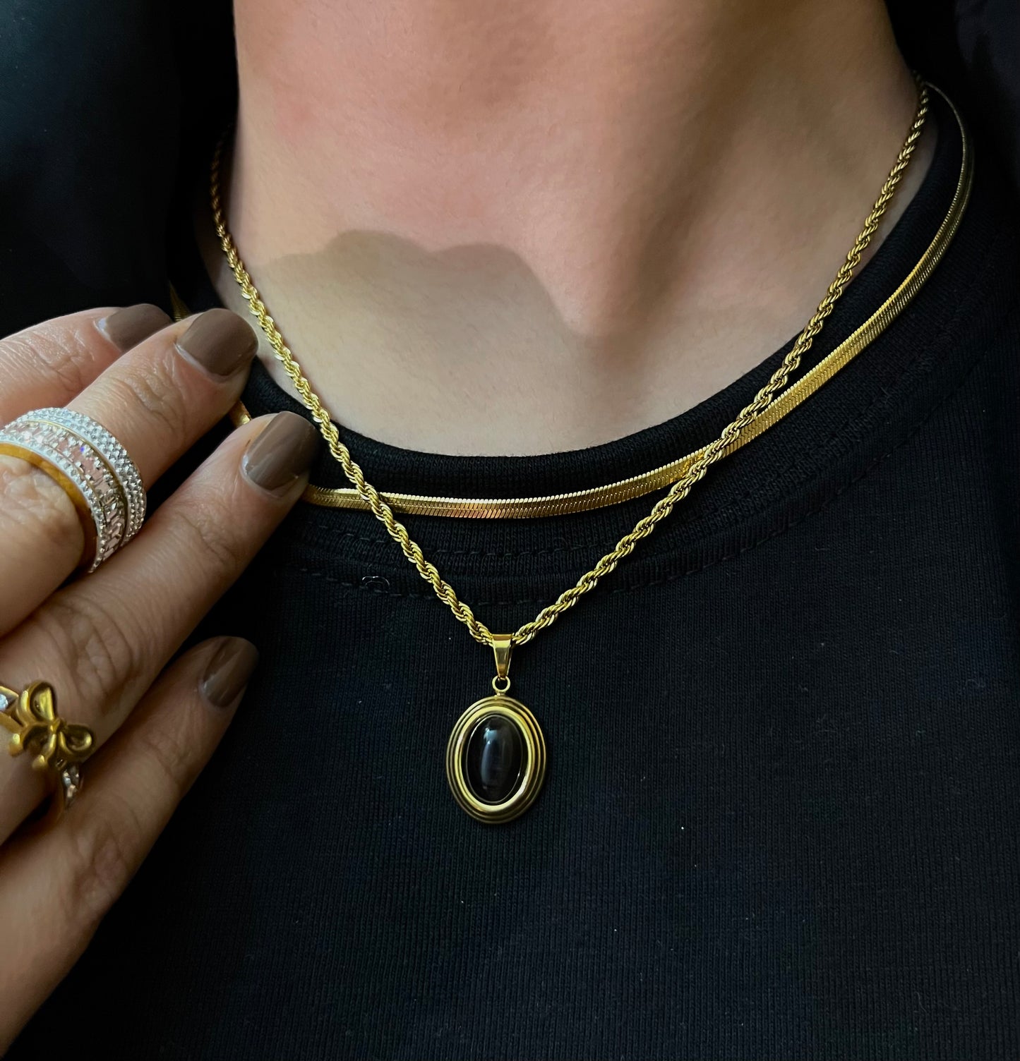 Vintage Nior Pendant 18K