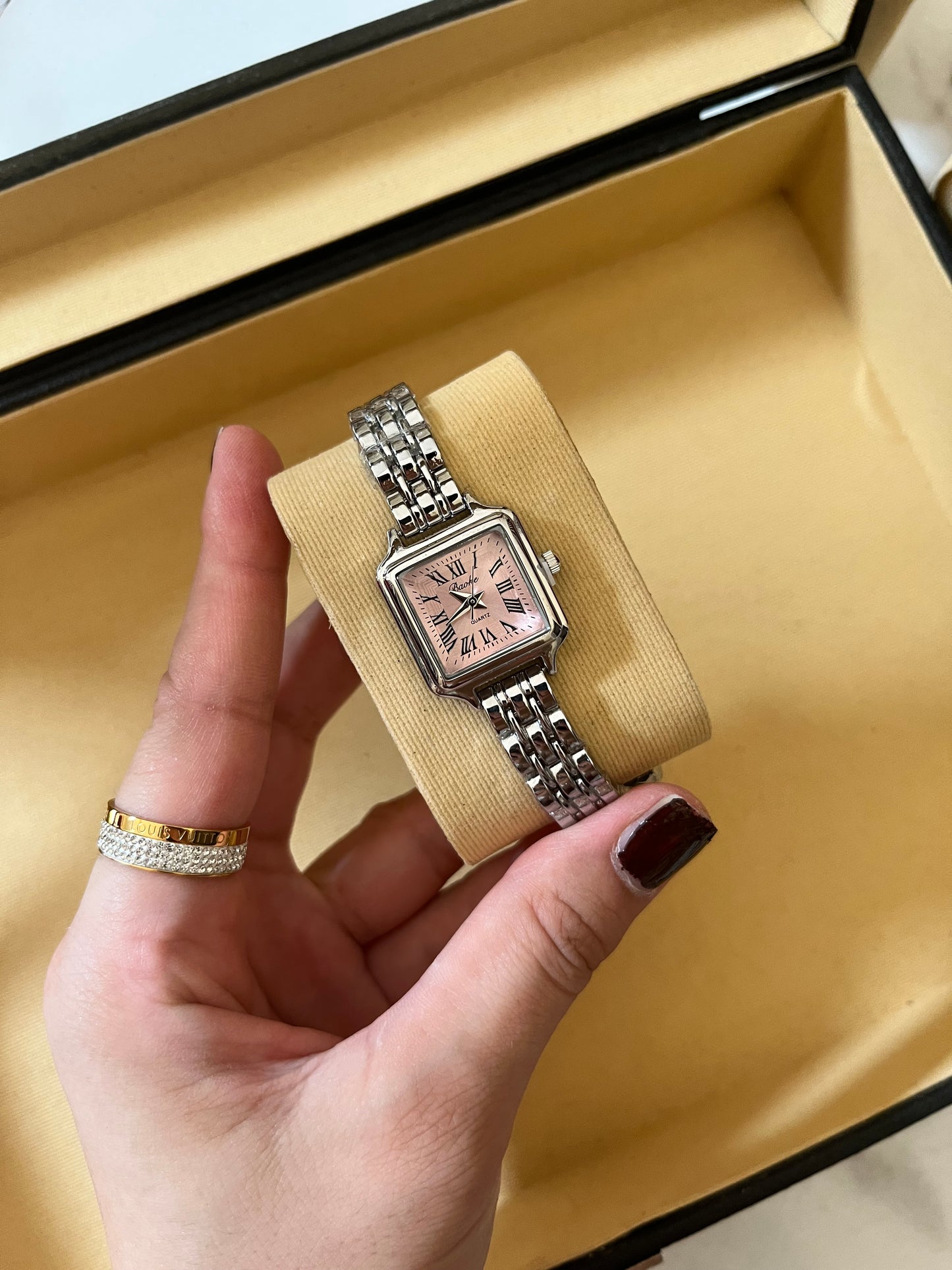 Fossil Raquel Pink Dial Watch