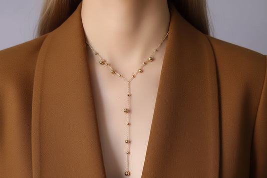 SOFFIO LONG-CHAIN NECKLACE
