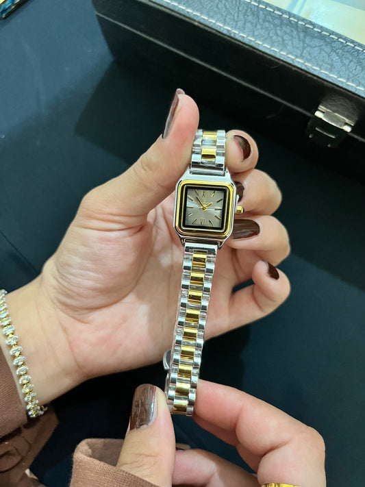 Aetherald Two Tone Grey Dial Watch