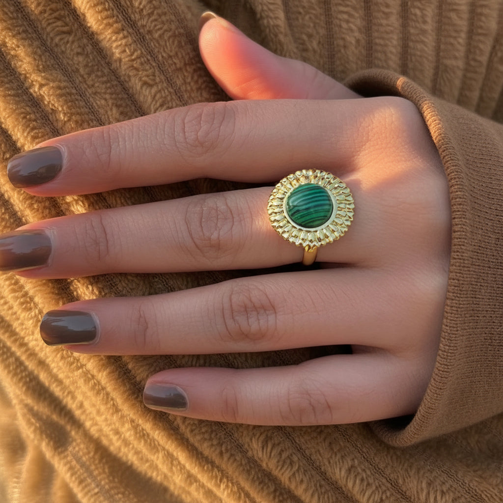EMERALD TIDE RING
