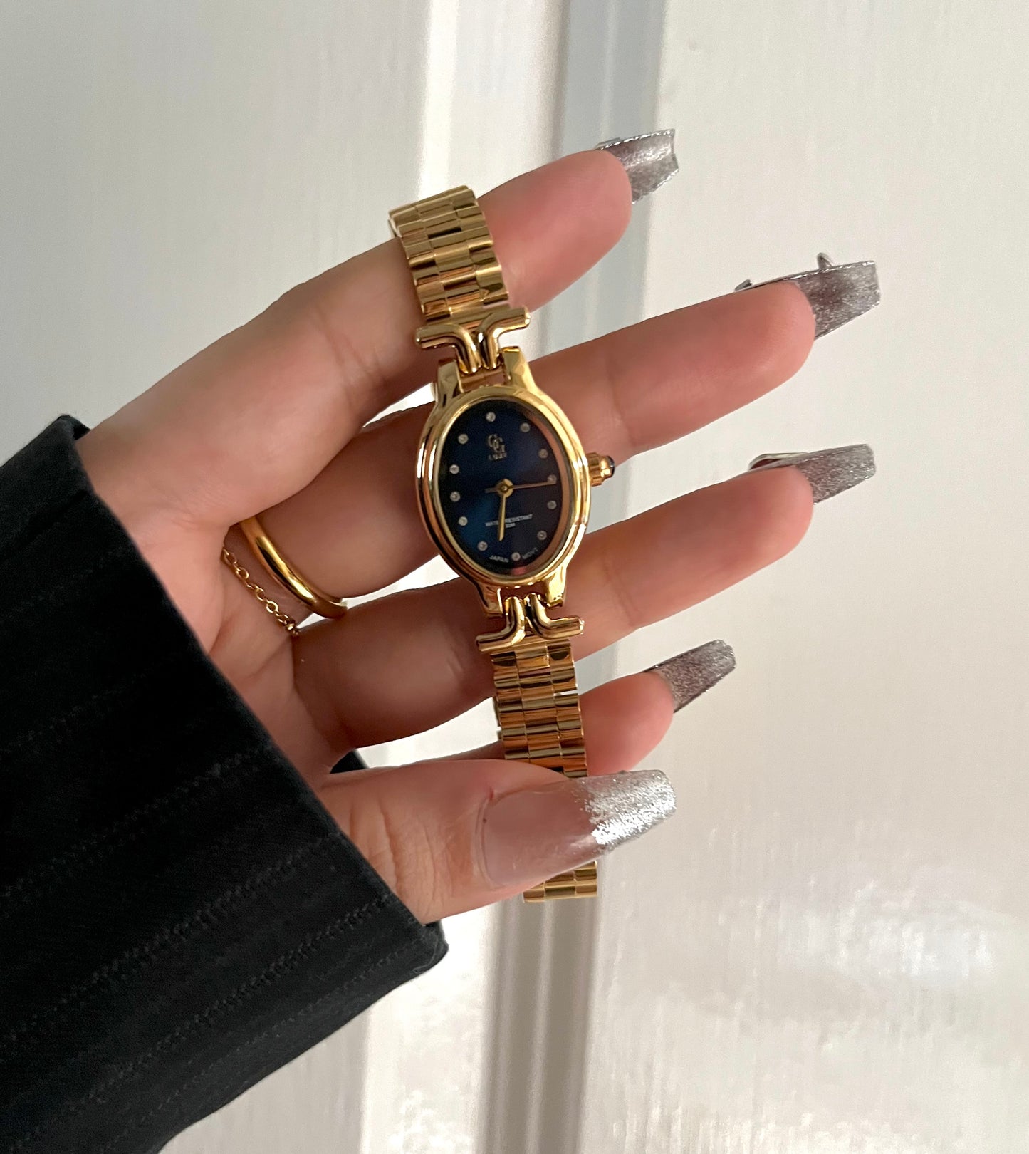 GOLD X SAPPHIRE DIAL WATCH