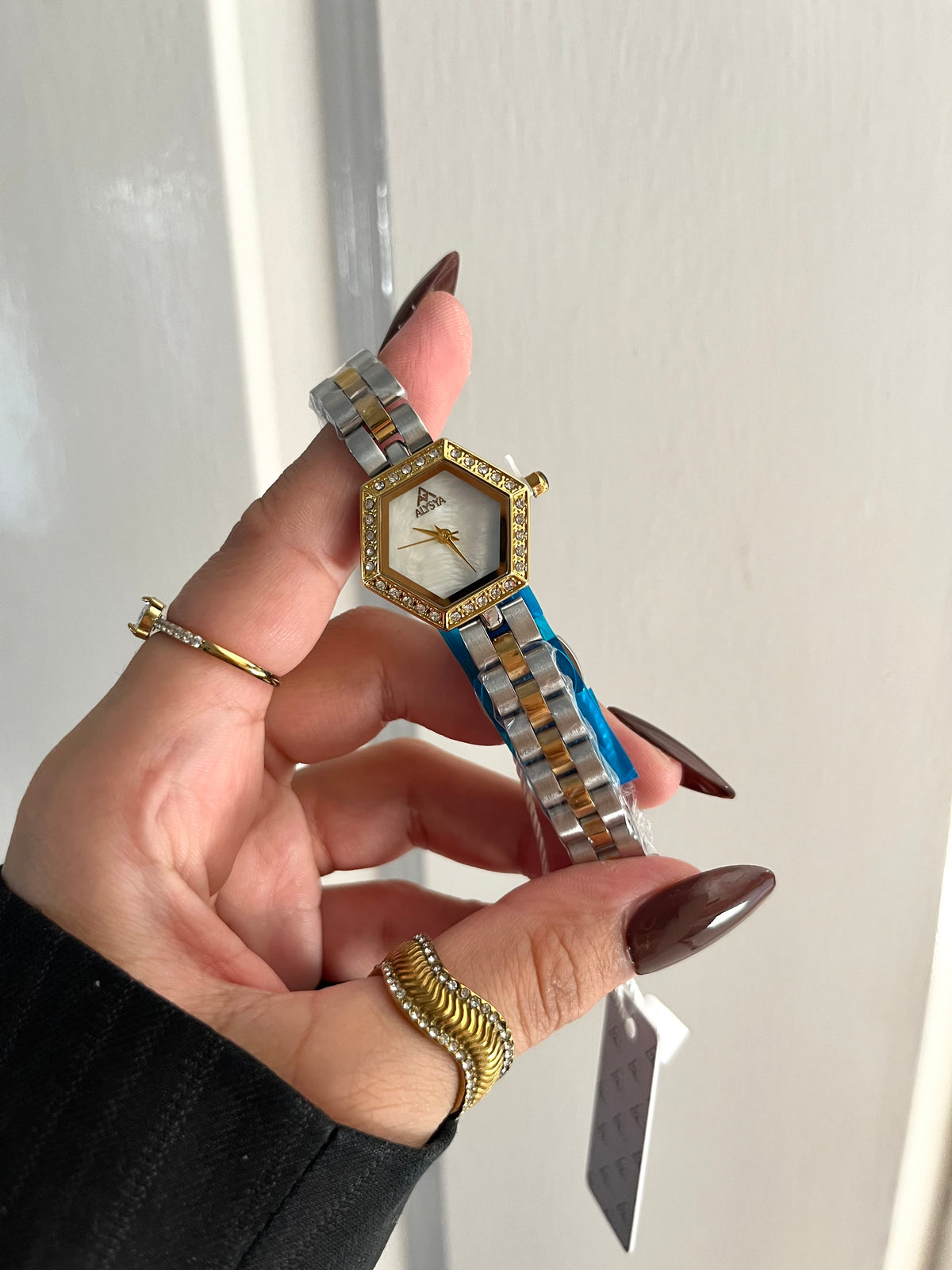 Alysya Hexagon Watch(white dial)
