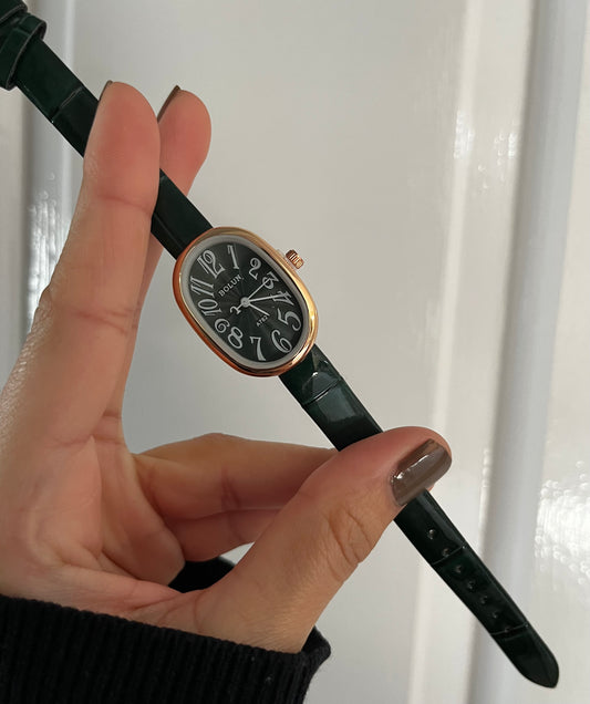 Timeless Oval Deep Green