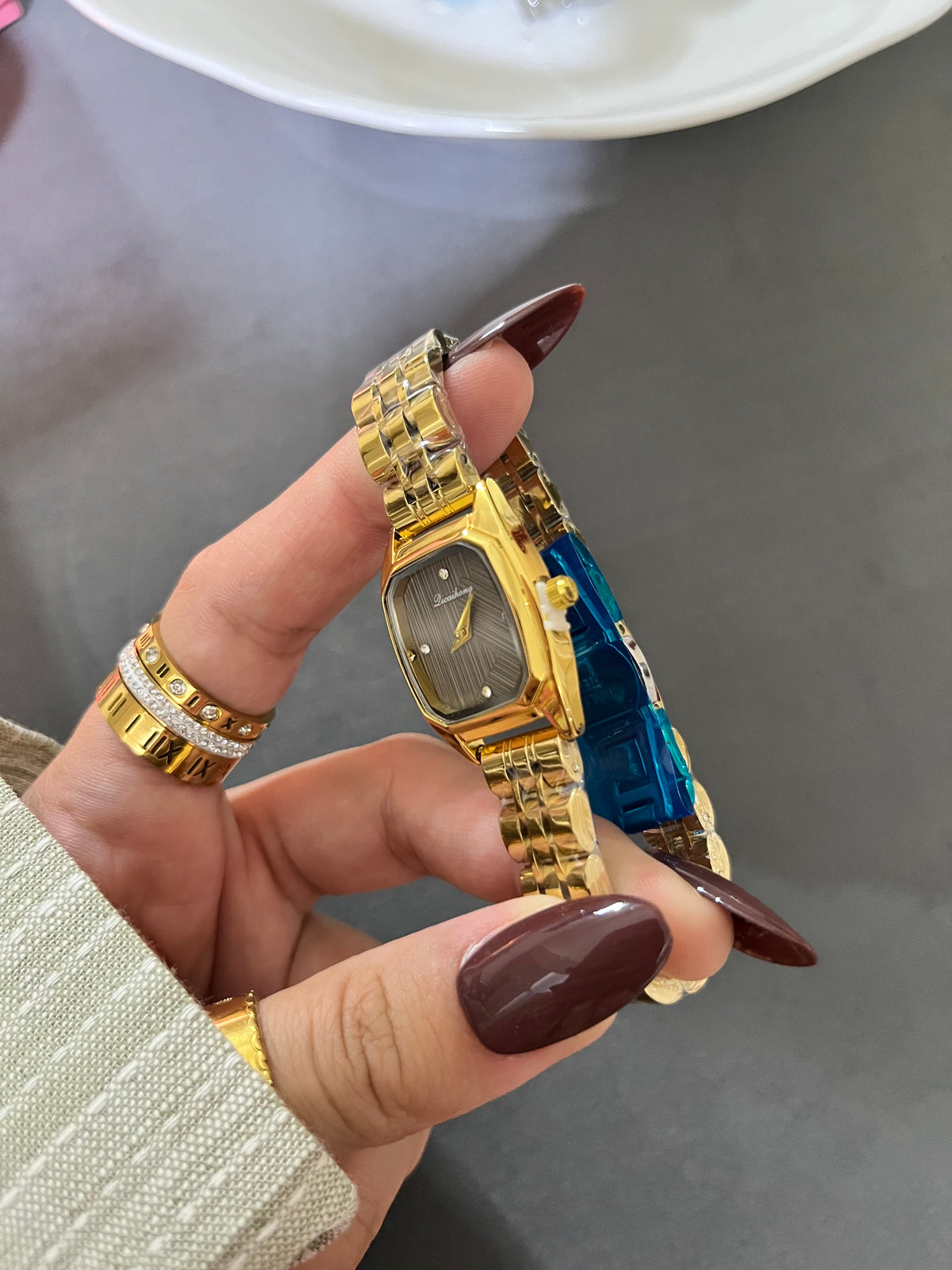 Bronze Duchess Square Watch