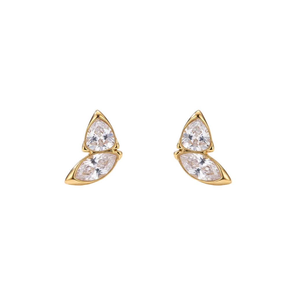 Duet Marquise Studs
