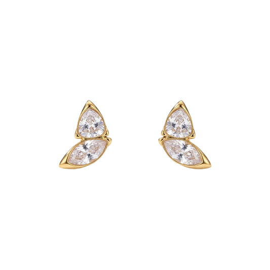 Duet Marquise Studs