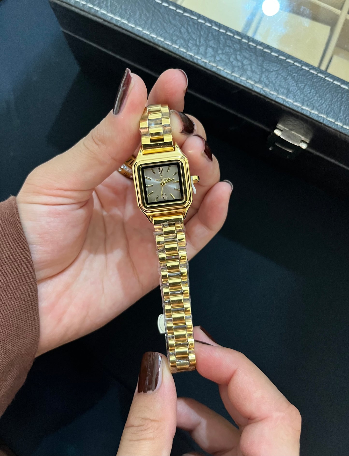 Aetherald Golden X Grey Dial Watch